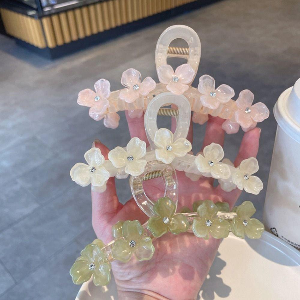 Rhinestone Flower Hair Clip Korean Women Hair Claw Fashion Shark Clip Girls розовый
Rhinestone Flower Hair Clip Korean Women Hair Claw Fashion Shark Clip Girls розовый