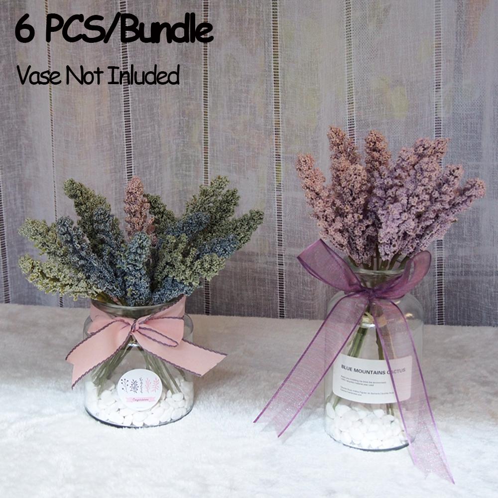 Supplies Wedding Ornament Artificial Vanilla Spike Cereals Bouquet Simulation Flower Plant Wall світло-рожевий колір
Supplies Wedding Ornament Artificial Vanilla Spike Cereals Bouquet Simulation Flower Plant Wall світло-рожевий колір
