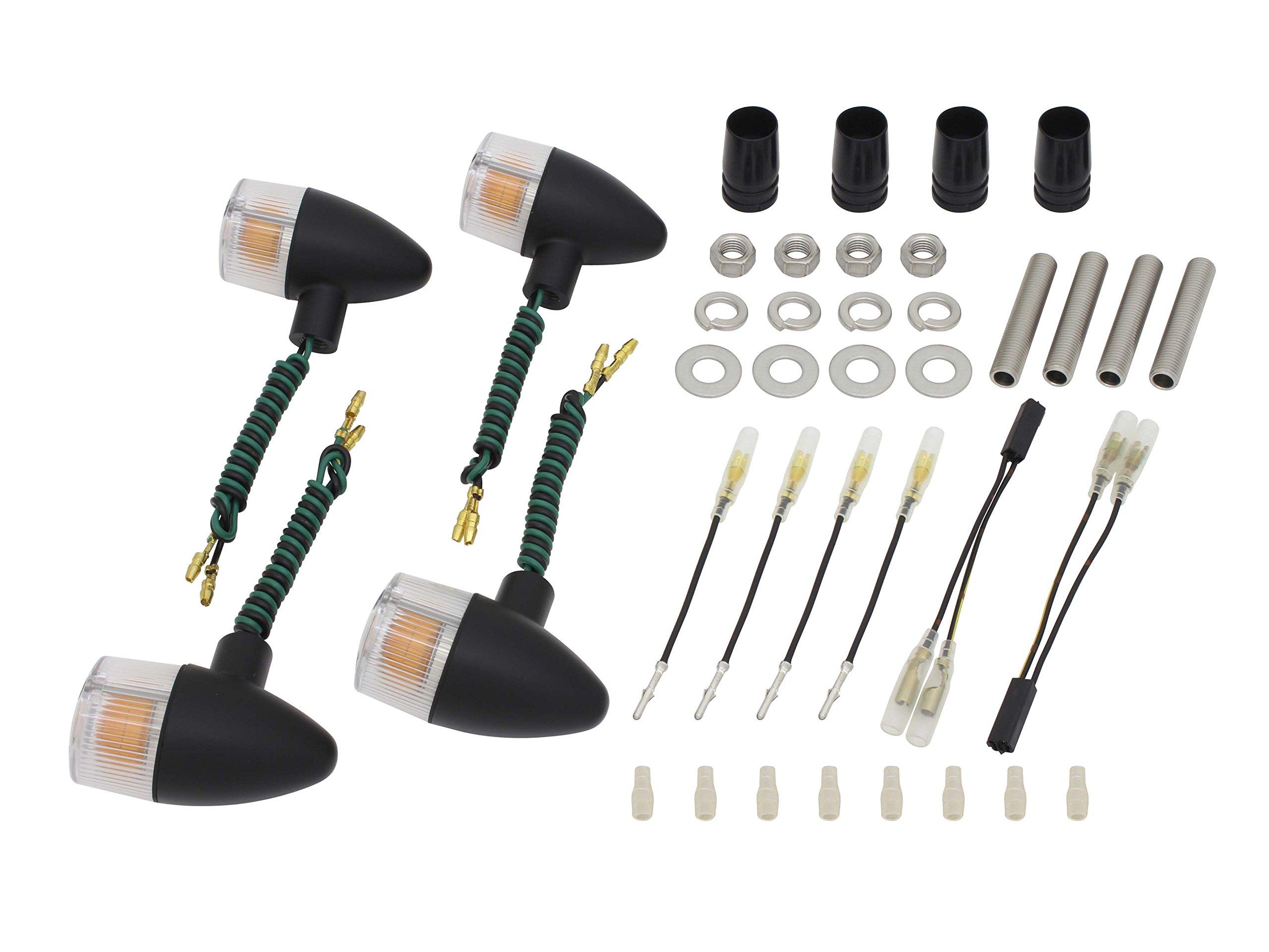 POSH FAITH Motorcycle Supplies Classical Cannonball Type Turn Signal Kit W650 (04-) | W400 чёрный
POSH FAITH Motorcycle Supplies Classical Cannonball Type Turn Signal Kit W650 (04-) | W400 чёрный