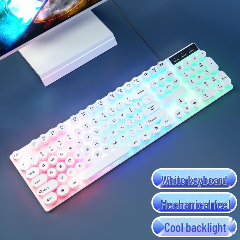 Ви Ши Бездротова Механічна Клавіатура та Миша Комбо
Ви Ши Бездротова Механічна Клавіатура та Миша Комбо