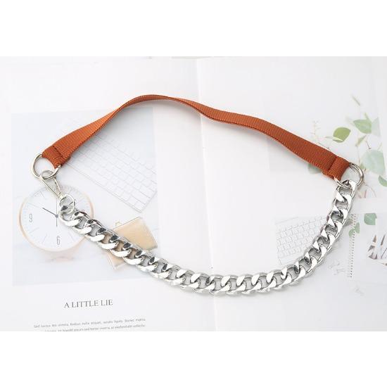 Ретро Костюм Эластичная Цепь Пояс Печать Дизайн Чувство Металлическая Цепь Съемный Пояс
Ретро Костюм Эластичная Цепь Пояс Печать Дизайн Чувство Металлическая Цепь Съемный Пояс