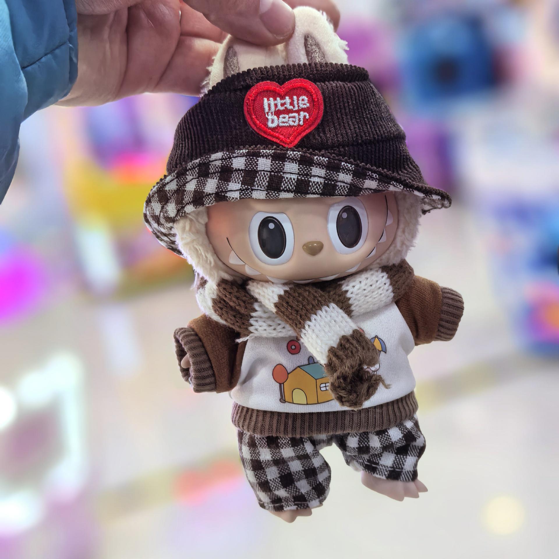 Лялька Лабубу 17 см Вечірній комбінезон - Видання Сліпа коробка 17cm Labubu Doll Clothes
Лялька Лабубу 17 см Вечірній комбінезон - Видання Сліпа коробка 17cm Labubu Doll Clothes