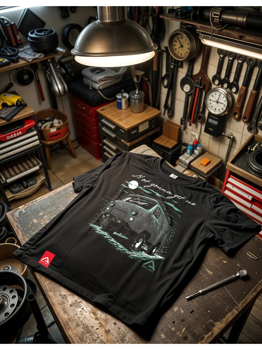 Black t-shirt with print There is no escape , street style 4XL
Black t-shirt with print There is no escape , street style 4XL