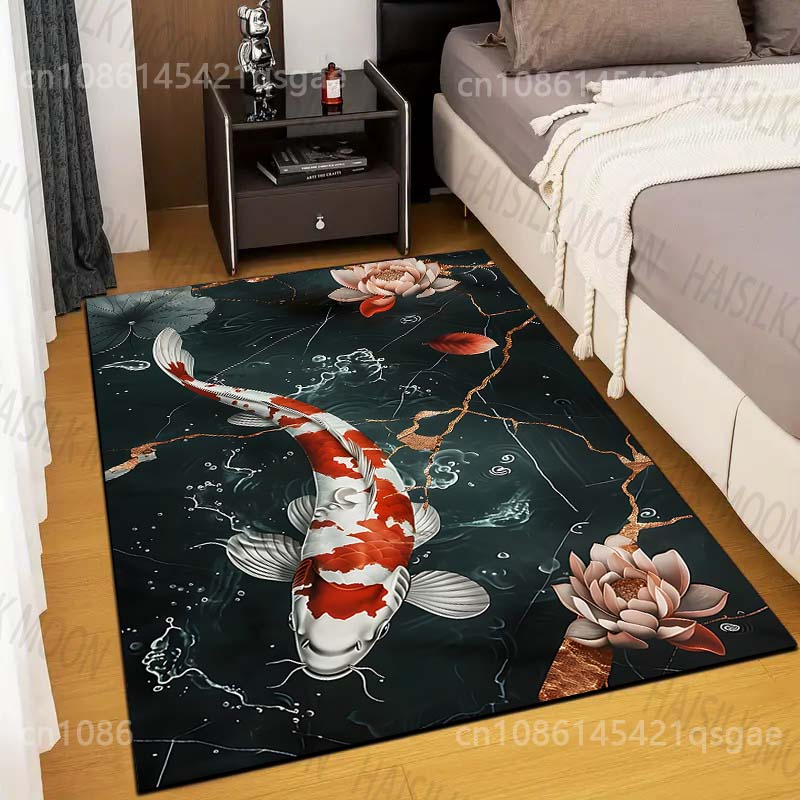 Multiple sizes Koi fish lotus pond Carpet for Living Room Bedroom Sofa Home Decor Rug Non-slip Floor Mat Luxury Gift 40x60cm
Multiple sizes Koi fish lotus pond Carpet for Living Room Bedroom Sofa Home Decor Rug Non-slip Floor Mat Luxury Gift 40x60cm