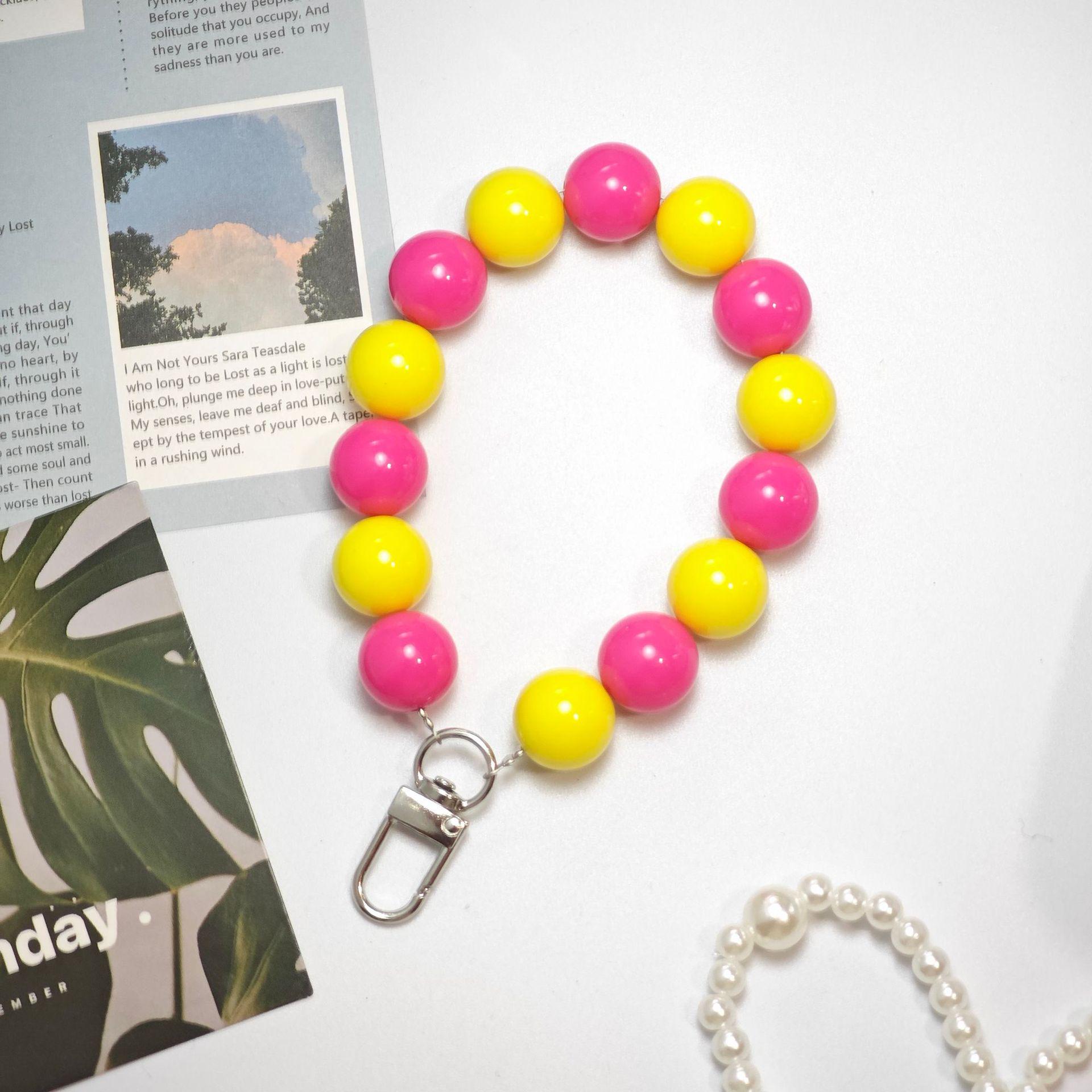 Versatile 16MM Multi-Color Acrylic Pendant & Phone Chain Rainbow Handbag Chain
Versatile 16MM Multi-Color Acrylic Pendant & Phone Chain Rainbow Handbag Chain