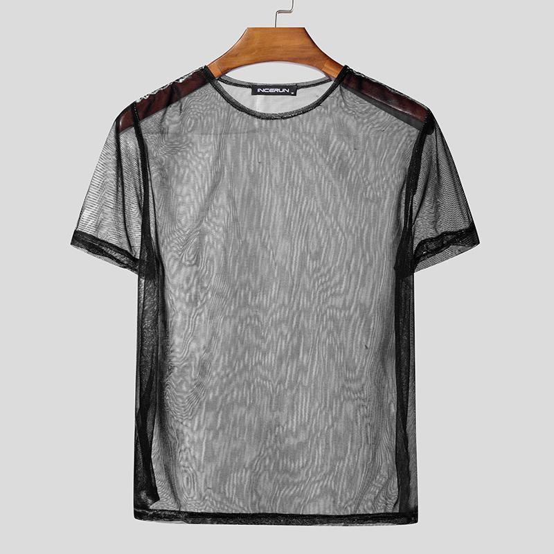 INCERUN Мужские футболки с круглым вырезом, коротким рукавом, из сетки, прозрачные, для вечеринок, клубов, облегающие 2XL чёрный
INCERUN Мужские футболки с круглым вырезом, коротким рукавом, из сетки, прозрачные, для вечеринок, клубов, облегающие 2XL чёрный