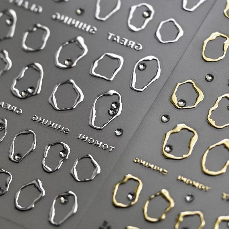 Nail Art Hollow Sticker Metal Embossed Photo Frame Embossed Gold Stamping Craft Diamond Sticker Three-dimensional Nail Sticker Gold
Nail Art Hollow Sticker Metal Embossed Photo Frame Embossed Gold Stamping Craft Diamond Sticker Three-dimensional Nail Sticker Gold