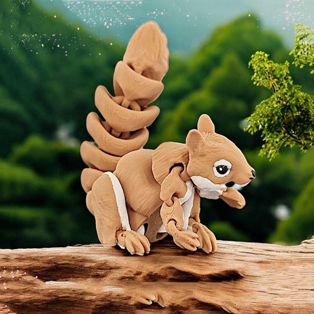 Realistic 3D Printed Squirrel Movable Joints 3D Articulated Squirrel Toys Birthday Gift squirrel
Realistic 3D Printed Squirrel Movable Joints 3D Articulated Squirrel Toys Birthday Gift squirrel