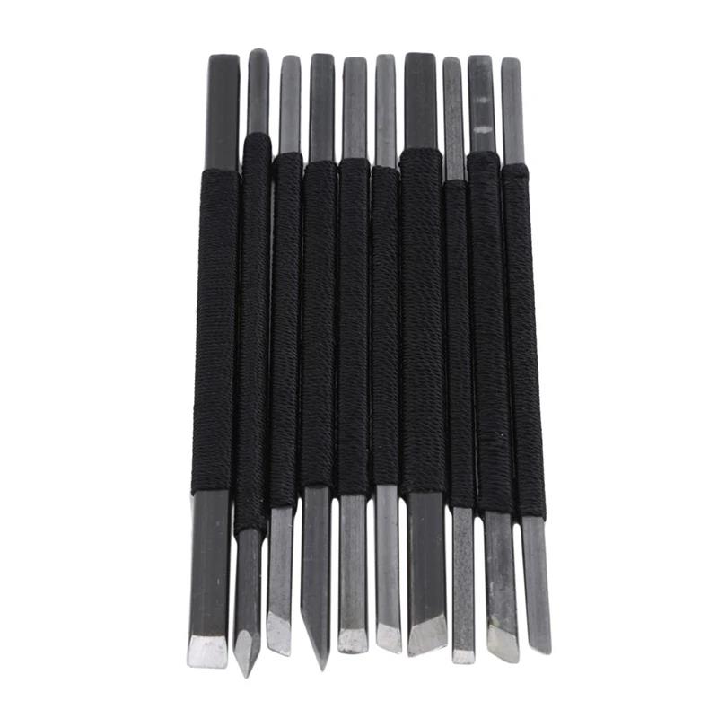 New Carbon Steel Seal Carving Knife Engraving Sculpture Stone Chisel Wood Tool Set чёрный
New Carbon Steel Seal Carving Knife Engraving Sculpture Stone Chisel Wood Tool Set чёрный