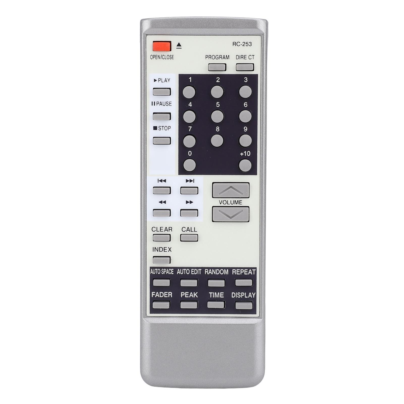 RC 253 Remote Control Replacement for DCD1560 DCD1450AR DCD1500 DCD520 DCD685 DCD800 DCD810 DCD2560
RC 253 Remote Control Replacement for DCD1560 DCD1450AR DCD1500 DCD520 DCD685 DCD800 DCD810 DCD2560