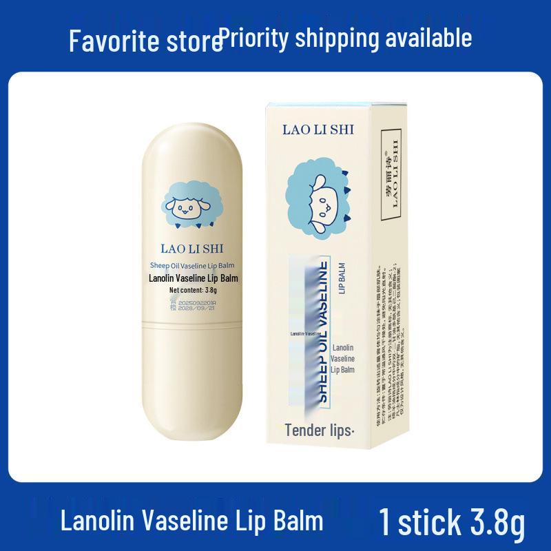 Laureys Sheep Oil Vaseline Lip Balm - Hydrates, Moisturizes, Prevents Cracking, Nourishes, Exfoliates Dry Lips 3.8g
Laureys Sheep Oil Vaseline Lip Balm - Hydrates, Moisturizes, Prevents Cracking, Nourishes, Exfoliates Dry Lips 3.8g