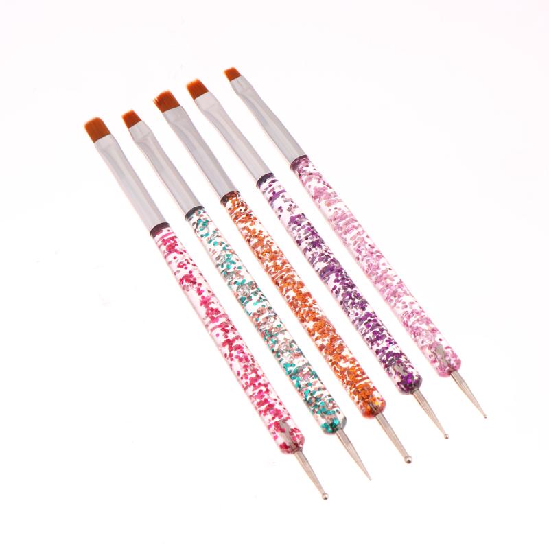 5Pcs Dual-Ended Nail Art Brushes And Dotting Pens Set, Professional Manicure Detailing Tools, French Nail Art Pen Kit one size
5Pcs Dual-Ended Nail Art Brushes And Dotting Pens Set, Professional Manicure Detailing Tools, French Nail Art Pen Kit one size