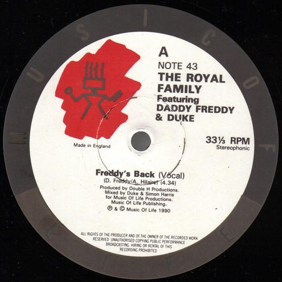 12-дюймовая пластинка ROYAL FAMILY Freddys Back NOTE43 Music Of Life 1990 US Rap HipHopRB Б/у
12-дюймовая пластинка ROYAL FAMILY Freddys Back NOTE43 Music Of Life 1990 US Rap HipHopRB Б/у