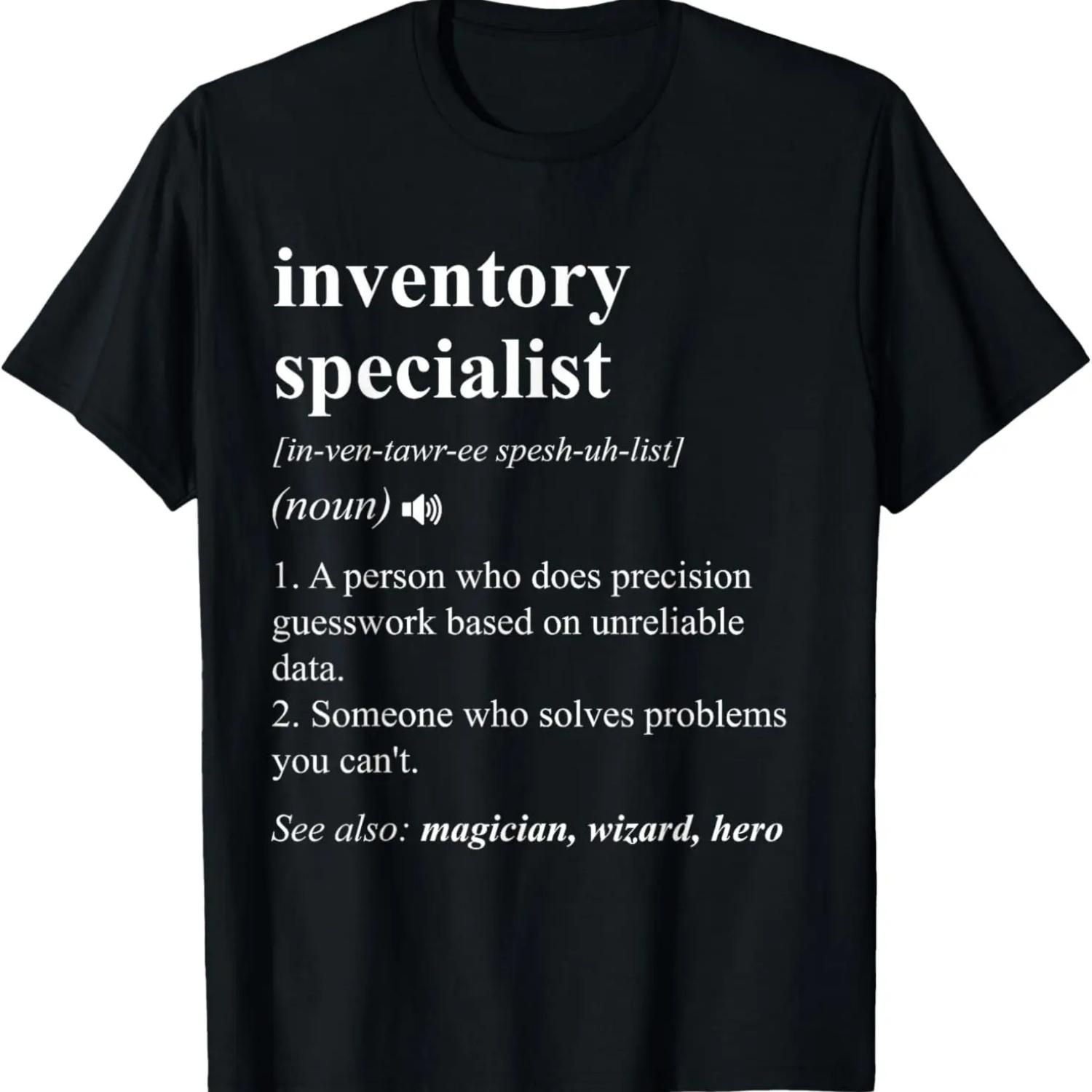 Inventory Specialist Funny Dictionary Definition T-Shirt XXXXXL
Inventory Specialist Funny Dictionary Definition T-Shirt XXXXXL