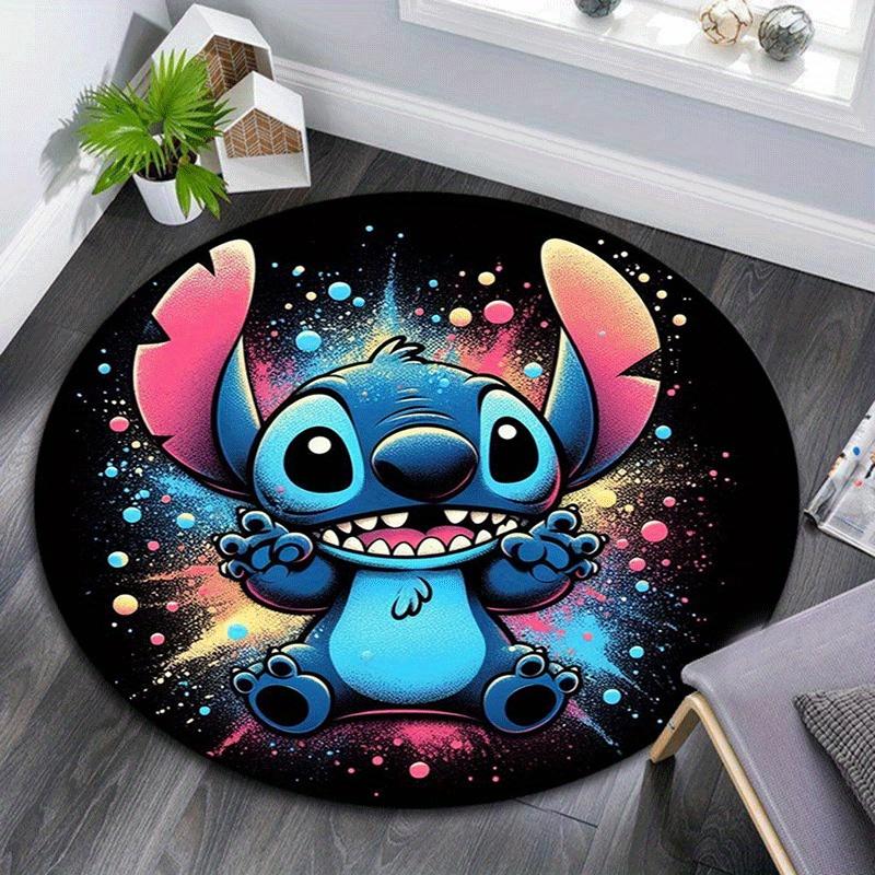1pc Cute Stitch Round Area Rug,Non Slip,Machine Washable Polyester Carpet for Living Room,Bedroom Decor 80cm by 80cm
1pc Cute Stitch Round Area Rug,Non Slip,Machine Washable Polyester Carpet for Living Room,Bedroom Decor 80cm by 80cm