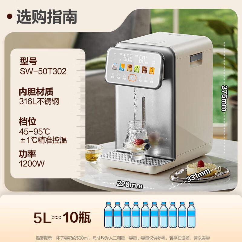 SUPOR 5L Electric Kettle & Water Dispenser with Multi-Stage Keep Warm
SUPOR 5L Electric Kettle & Water Dispenser with Multi-Stage Keep Warm