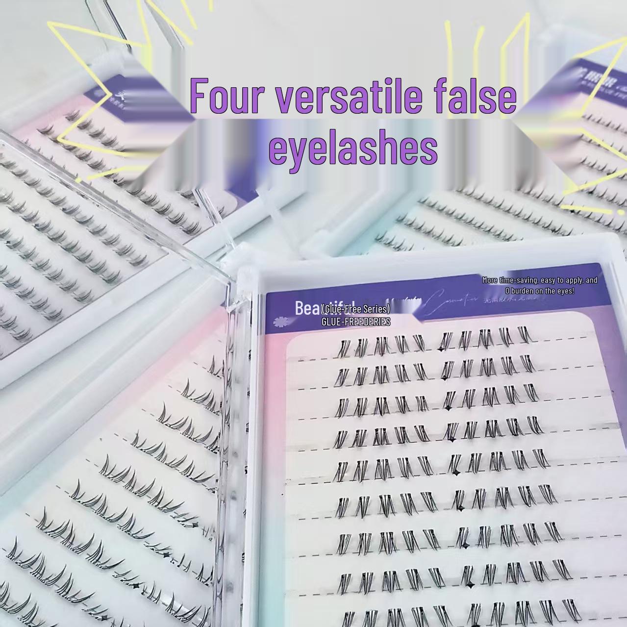 Natural-Look Glue-Free Segmented Eyelashes - Comfortable, Transparent, Short Style for Effortless Wear Cat Ear
Natural-Look Glue-Free Segmented Eyelashes - Comfortable, Transparent, Short Style for Effortless Wear Cat Ear