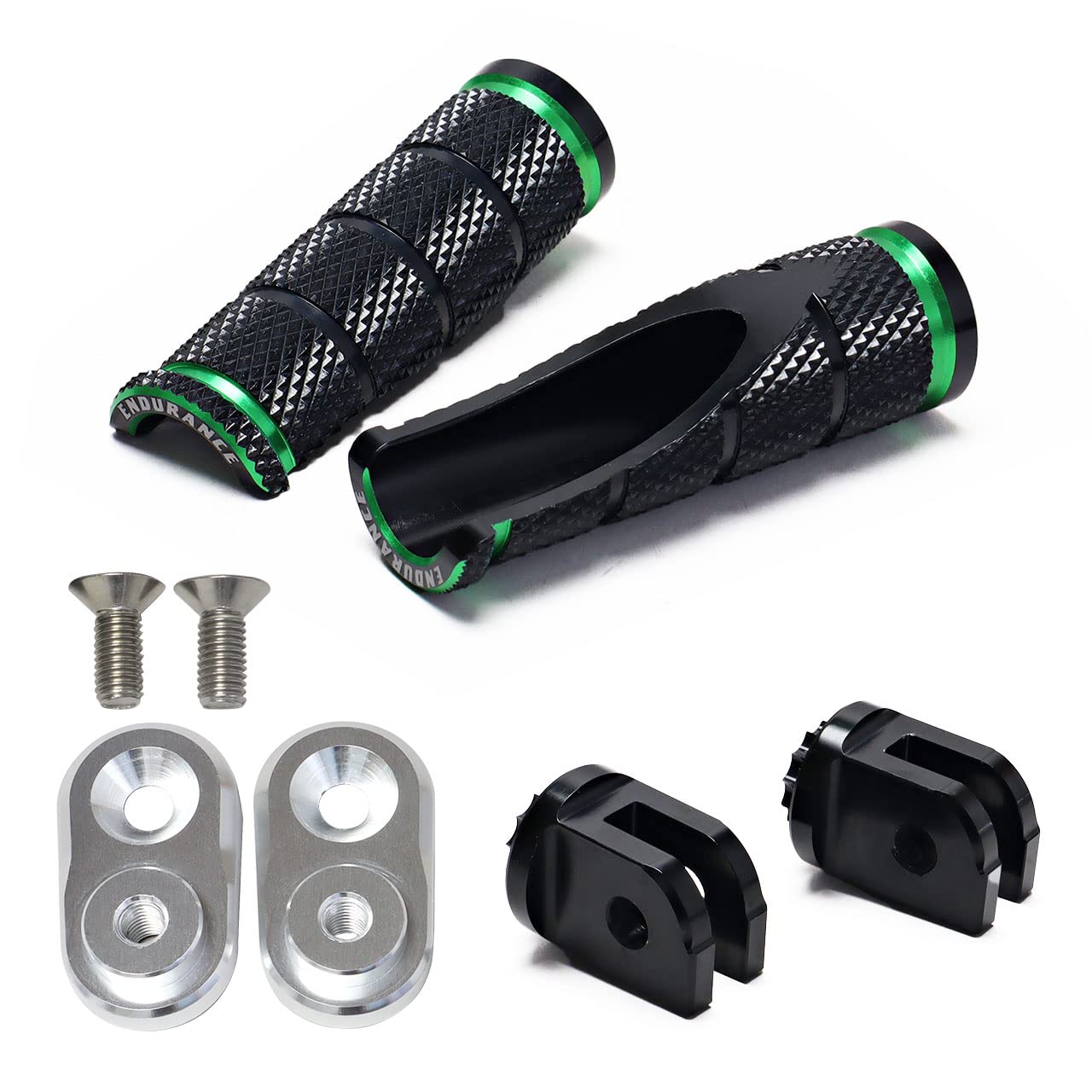 ENDURANCE Bike Combination Adjustable Step Bar Kit HG Yamaha General Purpose XSYAW8S Black/Green/Silver
ENDURANCE Bike Combination Adjustable Step Bar Kit HG Yamaha General Purpose XSYAW8S Black/Green/Silver