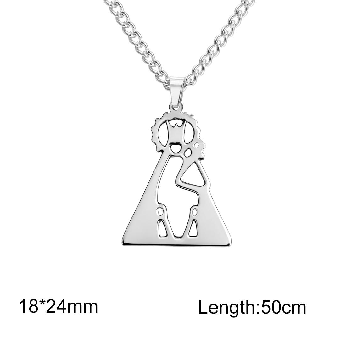 Spanish Virgin Mary Necklace Stainless Steel Sacred Pray Pendant Necklace for Women Men Vintage Amulet Jewelry Wholesale
Spanish Virgin Mary Necklace Stainless Steel Sacred Pray Pendant Necklace for Women Men Vintage Amulet Jewelry Wholesale