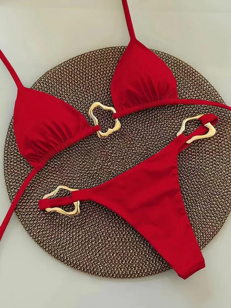 High-End Women s Cross-Border Hardware Bikini Swimsuit - Sexy, Fashionable, and Chic Small червоний
High-End Women s Cross-Border Hardware Bikini Swimsuit - Sexy, Fashionable, and Chic Small червоний