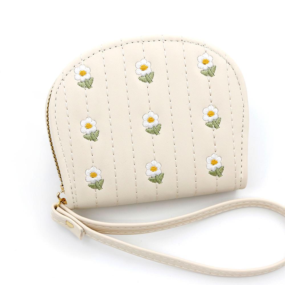 Floral Embroidered Womens Cardholder With Zipper Wallet For Daily Use білий
Floral Embroidered Womens Cardholder With Zipper Wallet For Daily Use білий