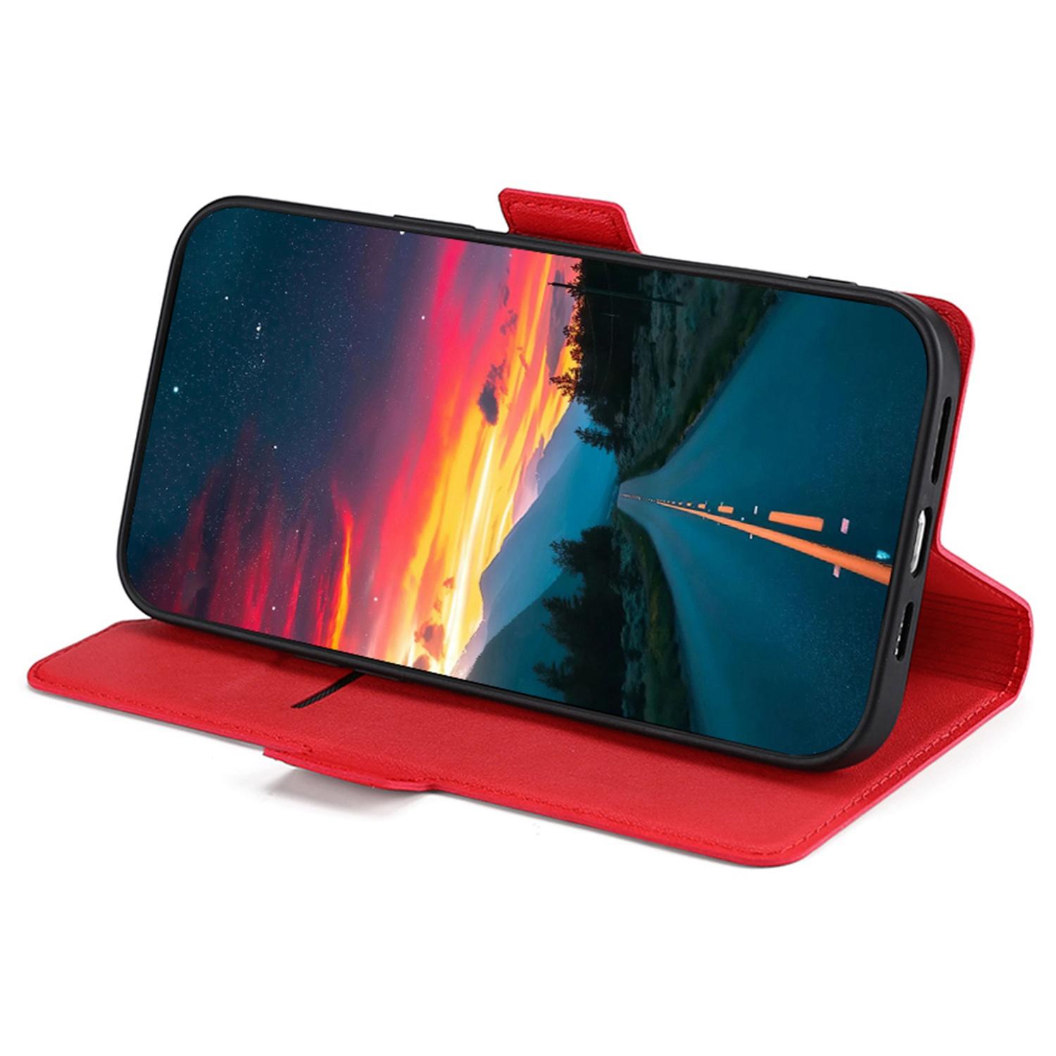 For Oppo A57s 4G/A57e 4G/A57 4G Anti-scratch PU Leather Phone Case Ultra-thin Double Magnetic Clasp Cell Phone Cover Stand with Card Slot Red
For Oppo A57s 4G/A57e 4G/A57 4G Anti-scratch PU Leather Phone Case Ultra-thin Double Magnetic Clasp Cell Phone Cover Stand with Card Slot Red