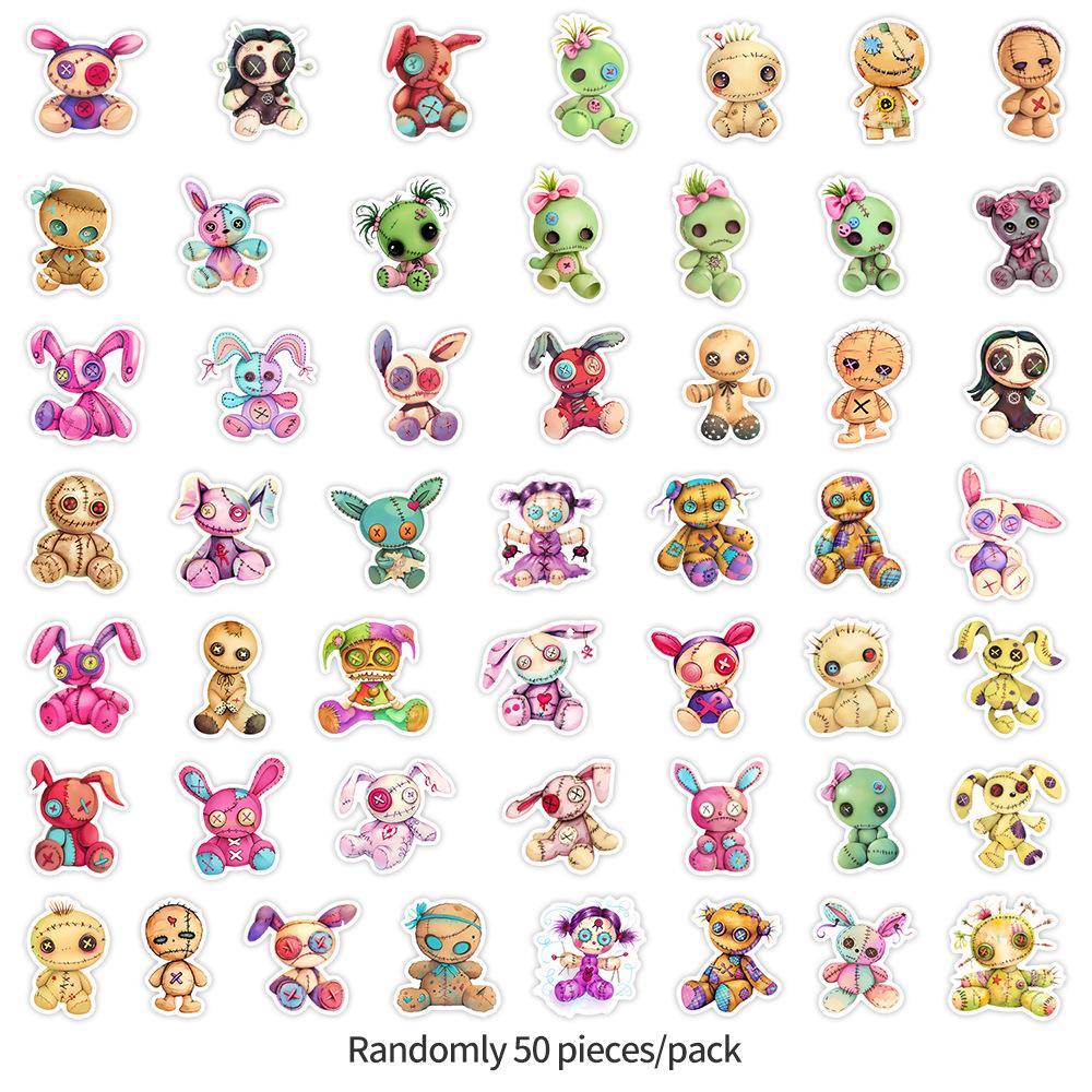 50 Cartoon Voodoo Doll Waterproof Stickers for Bottles & Computers
50 Cartoon Voodoo Doll Waterproof Stickers for Bottles & Computers