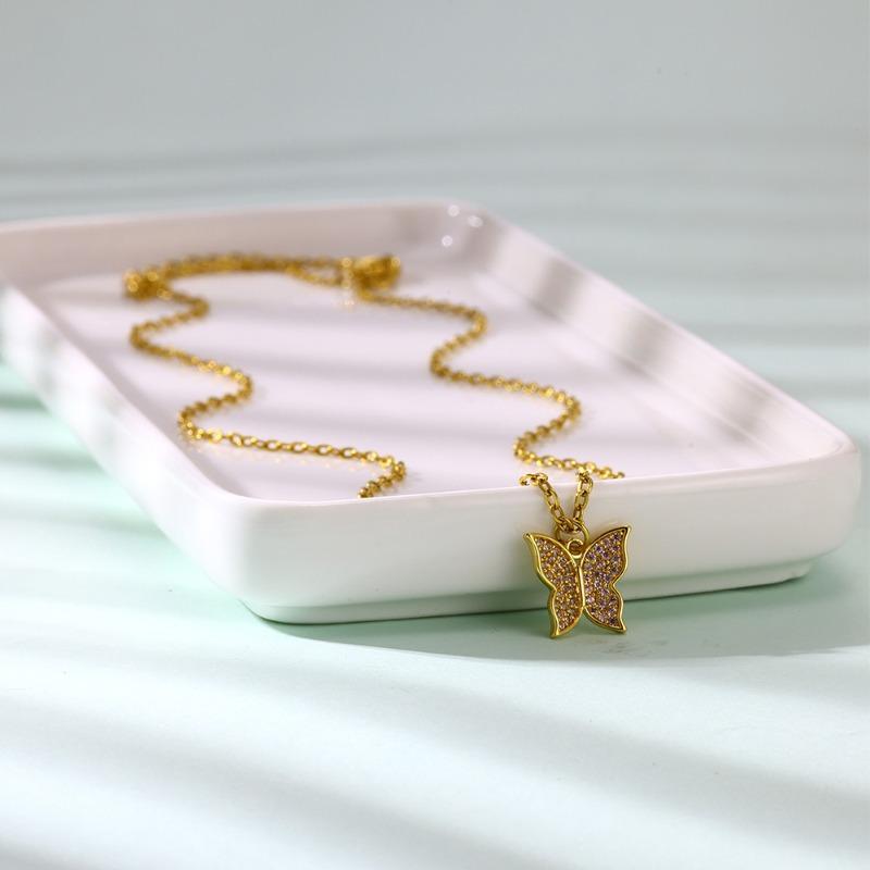 Wind New Tree of Life Butterfly Pendant Titanium Steel Necklace Women s Niche Versatile Clavicle Chain
Wind New Tree of Life Butterfly Pendant Titanium Steel Necklace Women s Niche Versatile Clavicle Chain