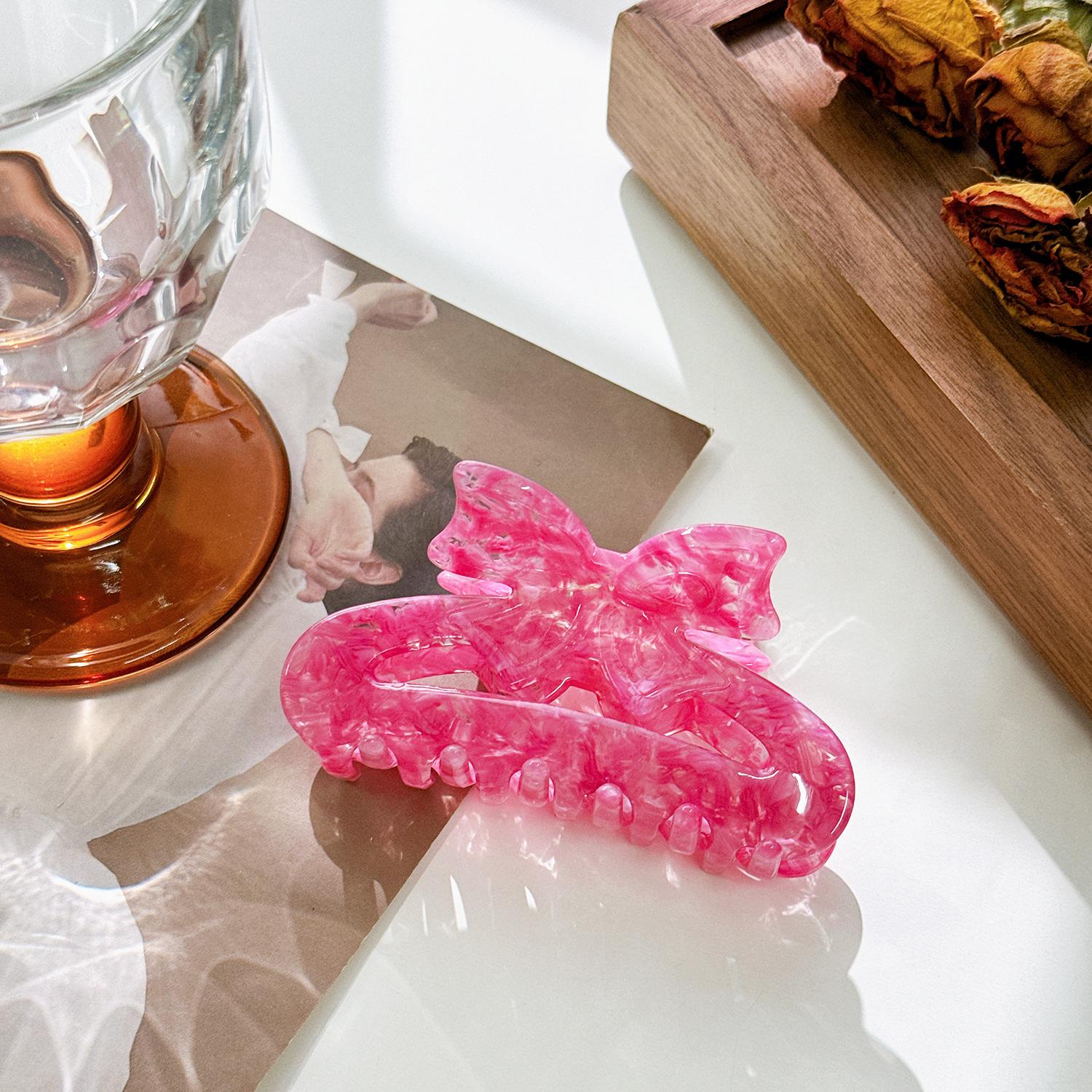 Ацетатный Зажим для волос Премиум-качества с модным дизайном в виде бантика для женщин Rose Red
Ацетатный Зажим для волос Премиум-качества с модным дизайном в виде бантика для женщин Rose Red