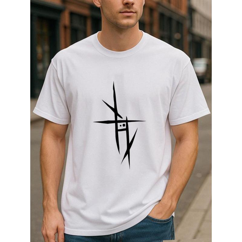 European sizes Abstract Line Face Men s Printed Short-sleeved Shirt, Loose Round Neck Comfortable and Unique T-shirt, Suitable for Casual Commuting 4XL білий
European sizes Abstract Line Face Men s Printed Short-sleeved Shirt, Loose Round Neck Comfortable and Unique T-shirt, Suitable for Casual Commuting 4XL білий