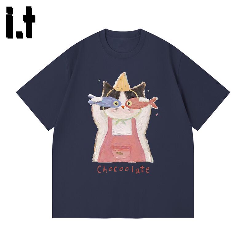 CHOCOOLATEit Unisex Cartoon Cat Print Short Sleeve T-Shirt 2XL
CHOCOOLATEit Unisex Cartoon Cat Print Short Sleeve T-Shirt 2XL