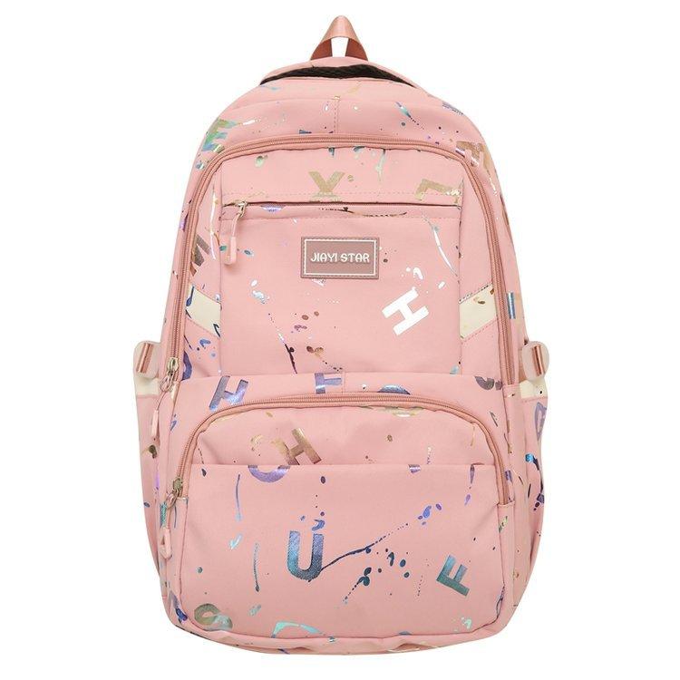 Женский рюкзак большой емкости с буквенным принтом для школьников, школьный ранец розовый
Женский рюкзак большой емкости с буквенным принтом для школьников, школьный ранец розовый