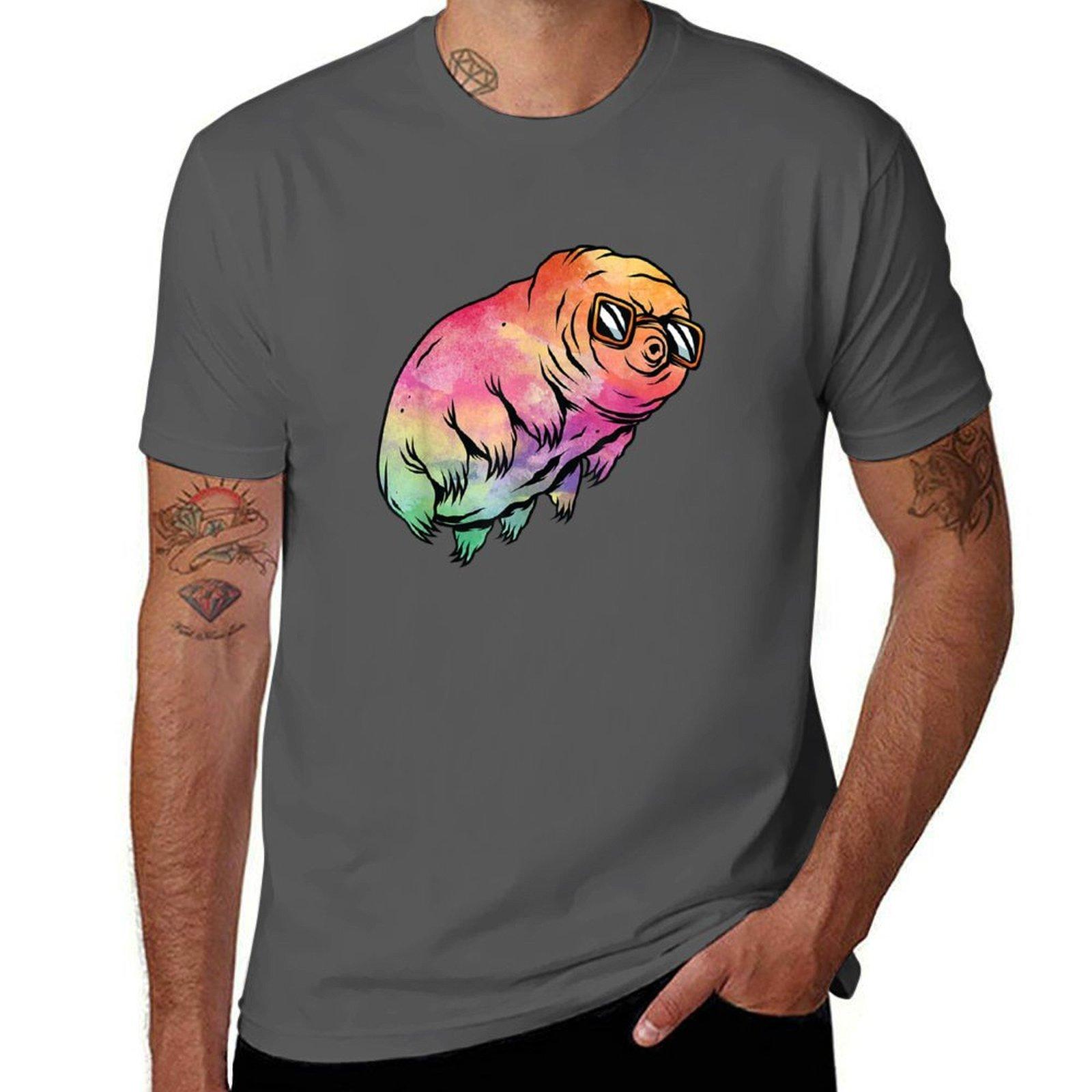 Big Rainbow Water Bear Microbiology Funny Tardigrade TShirt All Match Basic Short Sleeve Top 4XL
Big Rainbow Water Bear Microbiology Funny Tardigrade TShirt All Match Basic Short Sleeve Top 4XL
