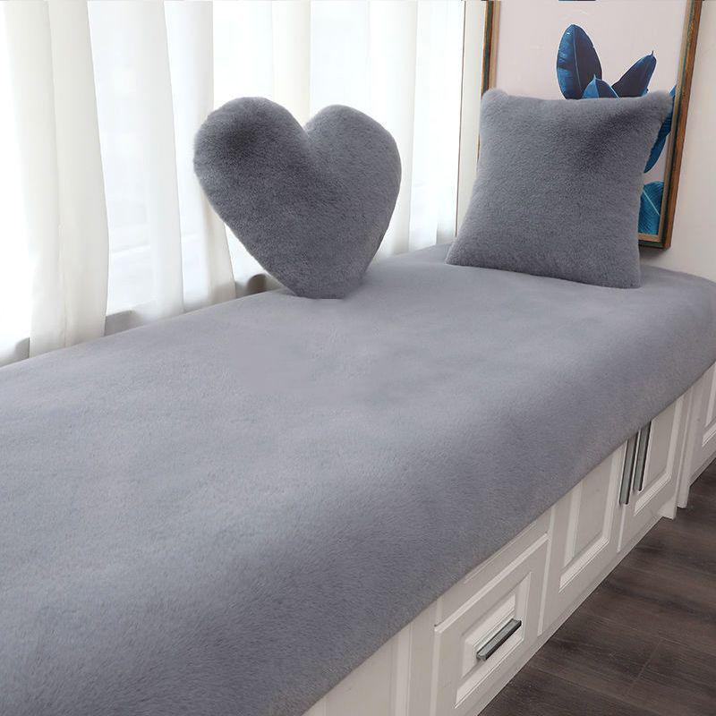 All-Season Faux Rabbit Fur Plush Windowsill Mat & Bay Window Cushion Rug 60x60cm Square сірий колір
All-Season Faux Rabbit Fur Plush Windowsill Mat & Bay Window Cushion Rug 60x60cm Square сірий колір