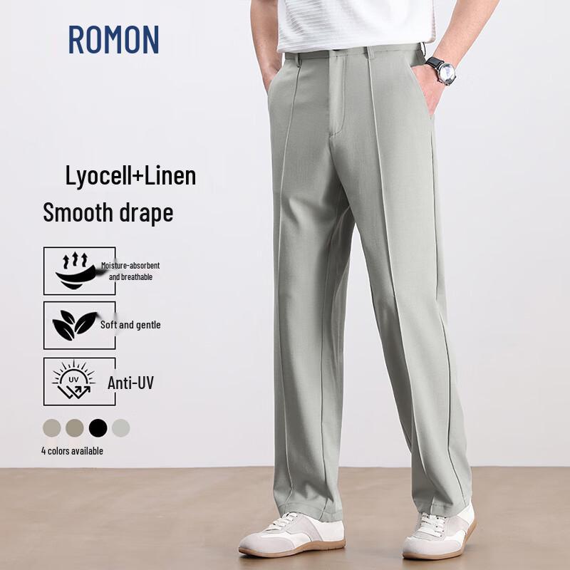 Romon Men s Lyocell Anti-UV Cooling Stretch Casual Pants 30
Romon Men s Lyocell Anti-UV Cooling Stretch Casual Pants 30