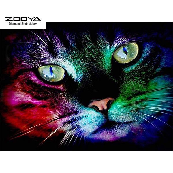 ZOOYA 3D Алмазная вышивка Картина Вышивка крестом Круглый горный хрусталь Картина Животное Кот
ZOOYA 3D Алмазная вышивка Картина Вышивка крестом Круглый горный хрусталь Картина Животное Кот