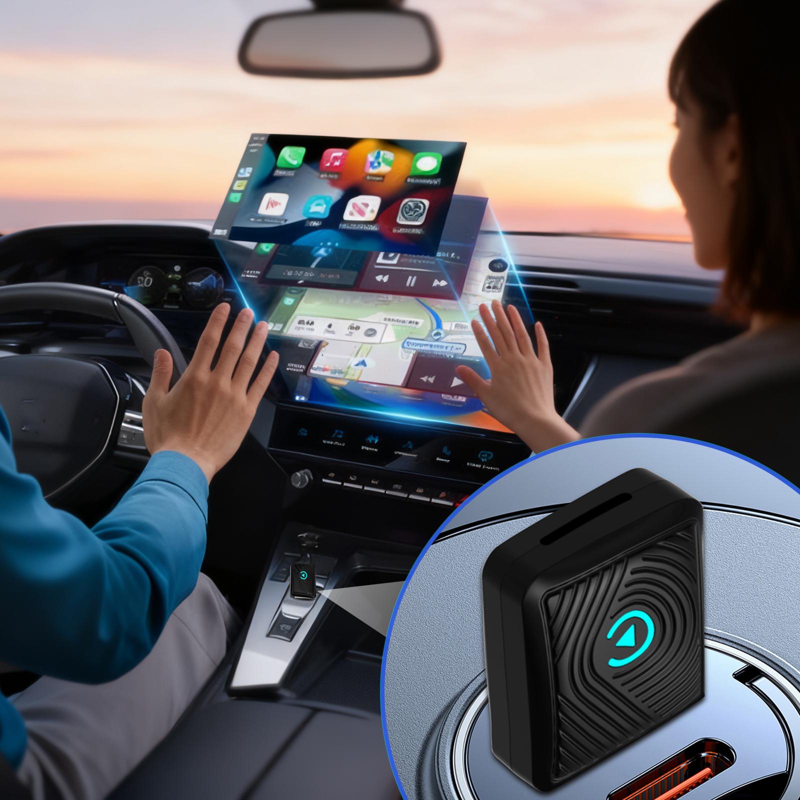 Wireless Android Auto Car Adapter & CarPlay Converts Wired To Wireless Wireless CarPlay Adapter for Apple iPhone 8+ & Android China Mainland
Wireless Android Auto Car Adapter & CarPlay Converts Wired To Wireless Wireless CarPlay Adapter for Apple iPhone 8+ & Android China Mainland