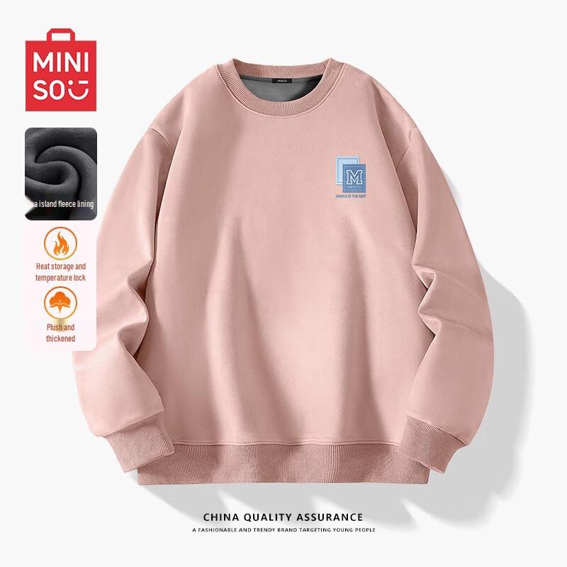 MINISO Men s Fleece-Lined Faux Suede Round Neck Sweatshirt 3XL
MINISO Men s Fleece-Lined Faux Suede Round Neck Sweatshirt 3XL