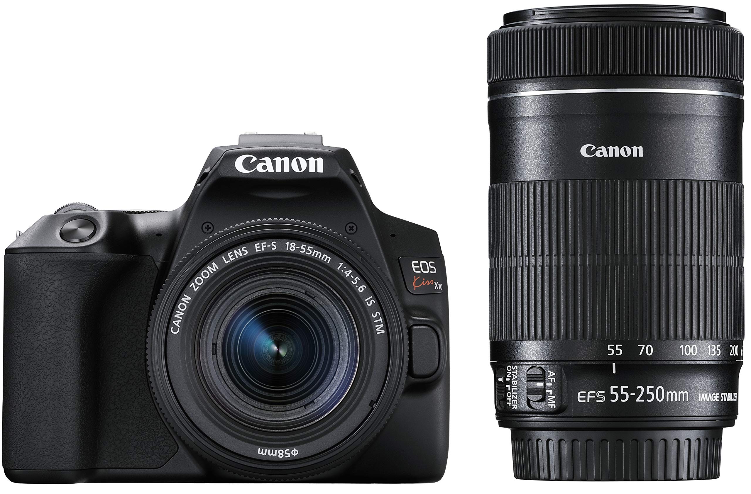 Цифрова дзеркальна камера Canon EOS Kiss X10 Double Zoom Kit Black EOSKISSX10BK-WKIT
Цифрова дзеркальна камера Canon EOS Kiss X10 Double Zoom Kit Black EOSKISSX10BK-WKIT