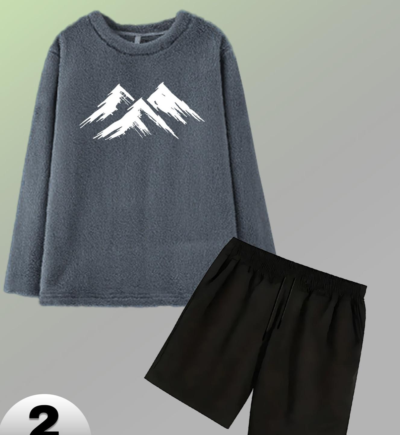 Мужская зимняя фланелевая домашняя одежда, теплая и уютная, незаменимая для холодных ночей XXL серый
Мужская зимняя фланелевая домашняя одежда, теплая и уютная, незаменимая для холодных ночей XXL серый