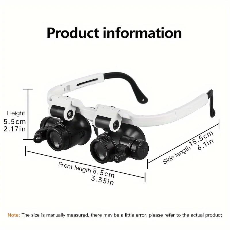 Magnifying Glass 8X/15X/23X Jeweler Watchmaker With LED Light Telescopic Headband Magnifier Glasses Reading Loupes Eyewear білий
Magnifying Glass 8X/15X/23X Jeweler Watchmaker With LED Light Telescopic Headband Magnifier Glasses Reading Loupes Eyewear білий