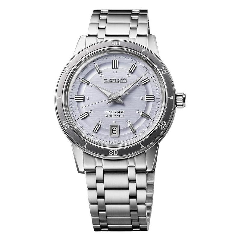 SEIKO Presage series 50 meters waterproof automatic/manual mechanical movement Steel Strap 39.5mm men s watch gray dial SRPL73
SEIKO Presage series 50 meters waterproof automatic/manual mechanical movement Steel Strap 39.5mm men s watch gray dial SRPL73