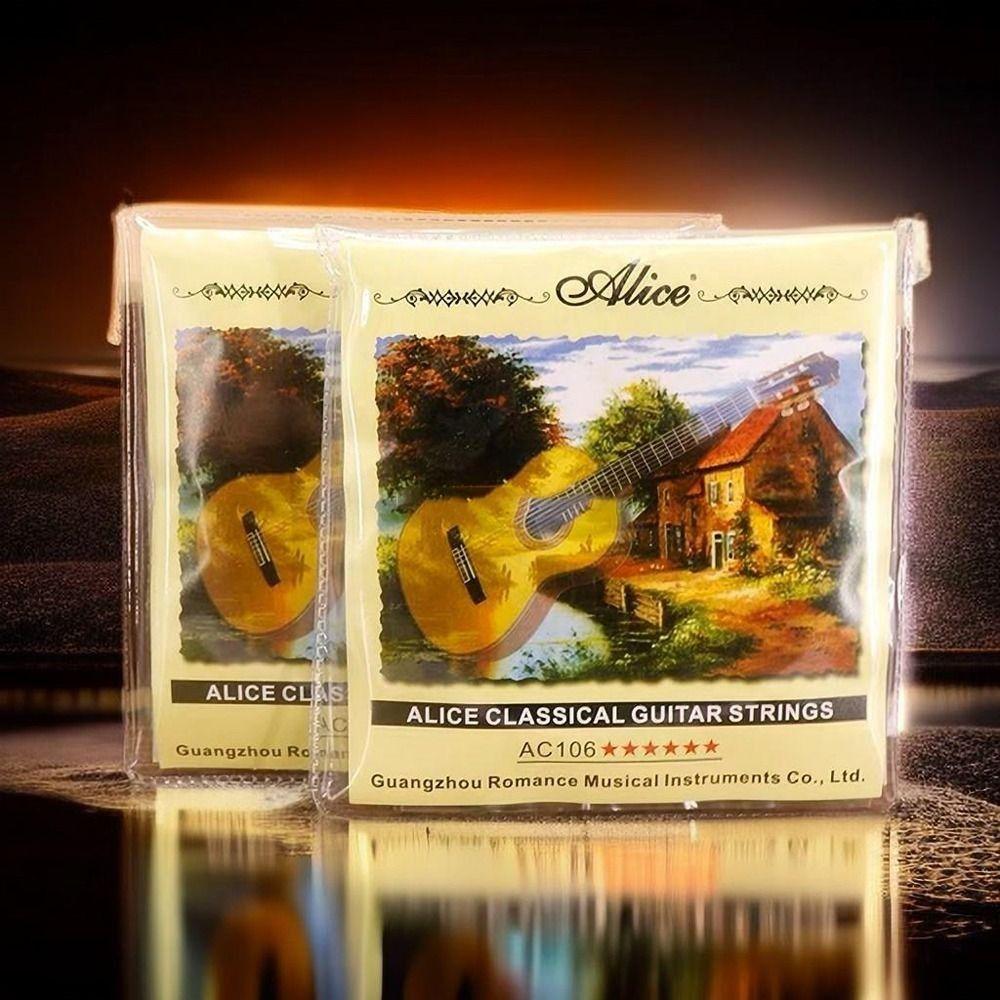 1 Set Copper Winding Classical Guitar Strings Nylon Guitar Rope Guitar Enthusiasts 1 set
1 Set Copper Winding Classical Guitar Strings Nylon Guitar Rope Guitar Enthusiasts 1 set