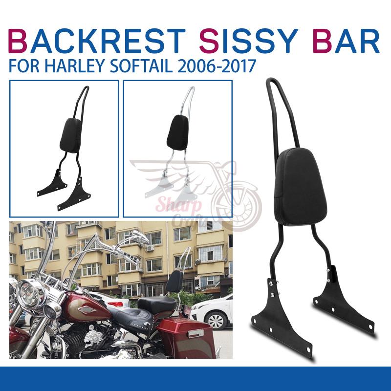 Съемная пассажирская спинка для мотоцикла, сисси-бар для Harley Softail FLSTC FLSTNSE FLSTSC FLSTF FLSTN FXSTD Night Train Fat
Съемная пассажирская спинка для мотоцикла, сисси-бар для Harley Softail FLSTC FLSTNSE FLSTSC FLSTF FLSTN FXSTD Night Train Fat