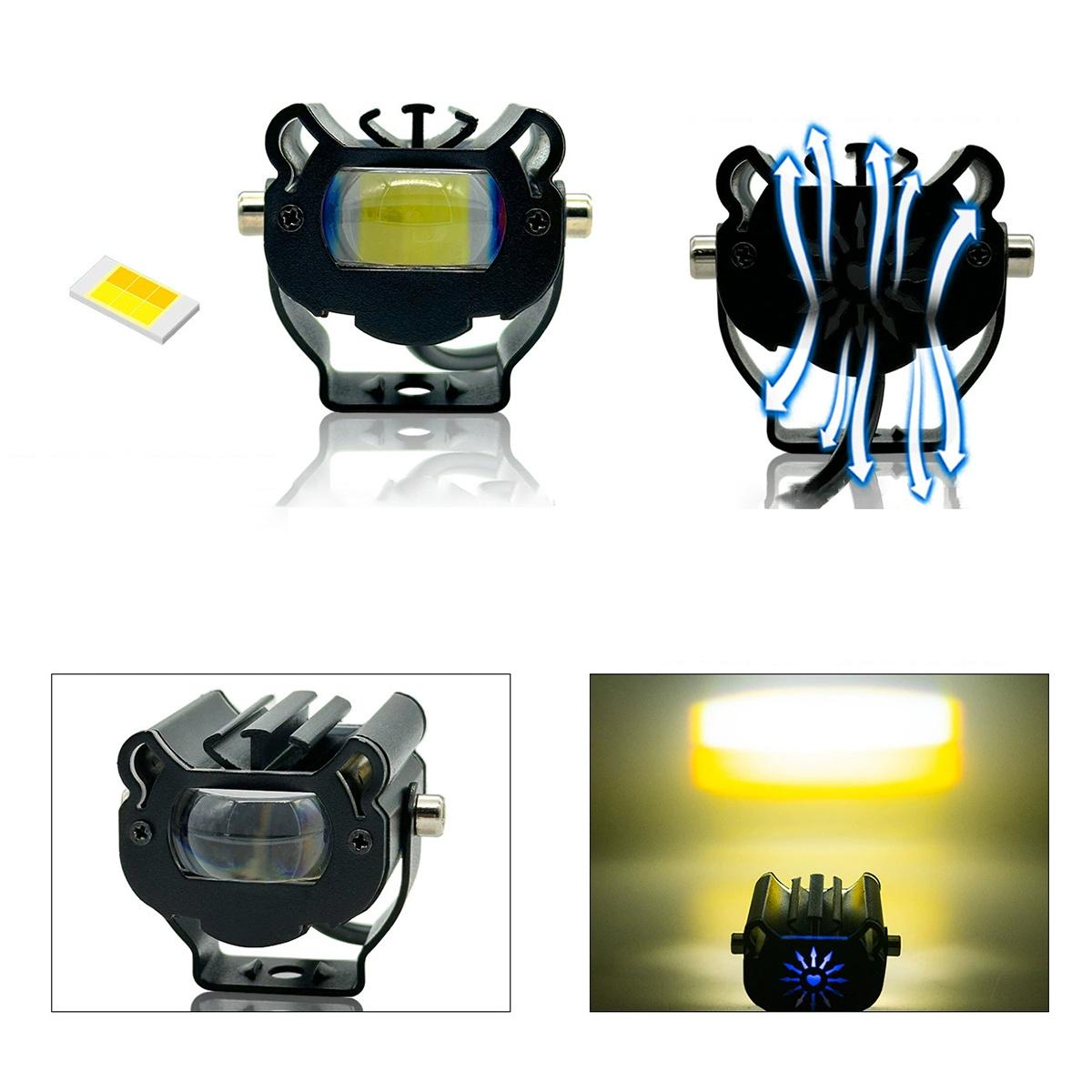 12 - 48V Motorcycle Spotlight Waterproof Aluminum Shell Red Blue Strobe Headlight Type A
12 - 48V Motorcycle Spotlight Waterproof Aluminum Shell Red Blue Strobe Headlight Type A