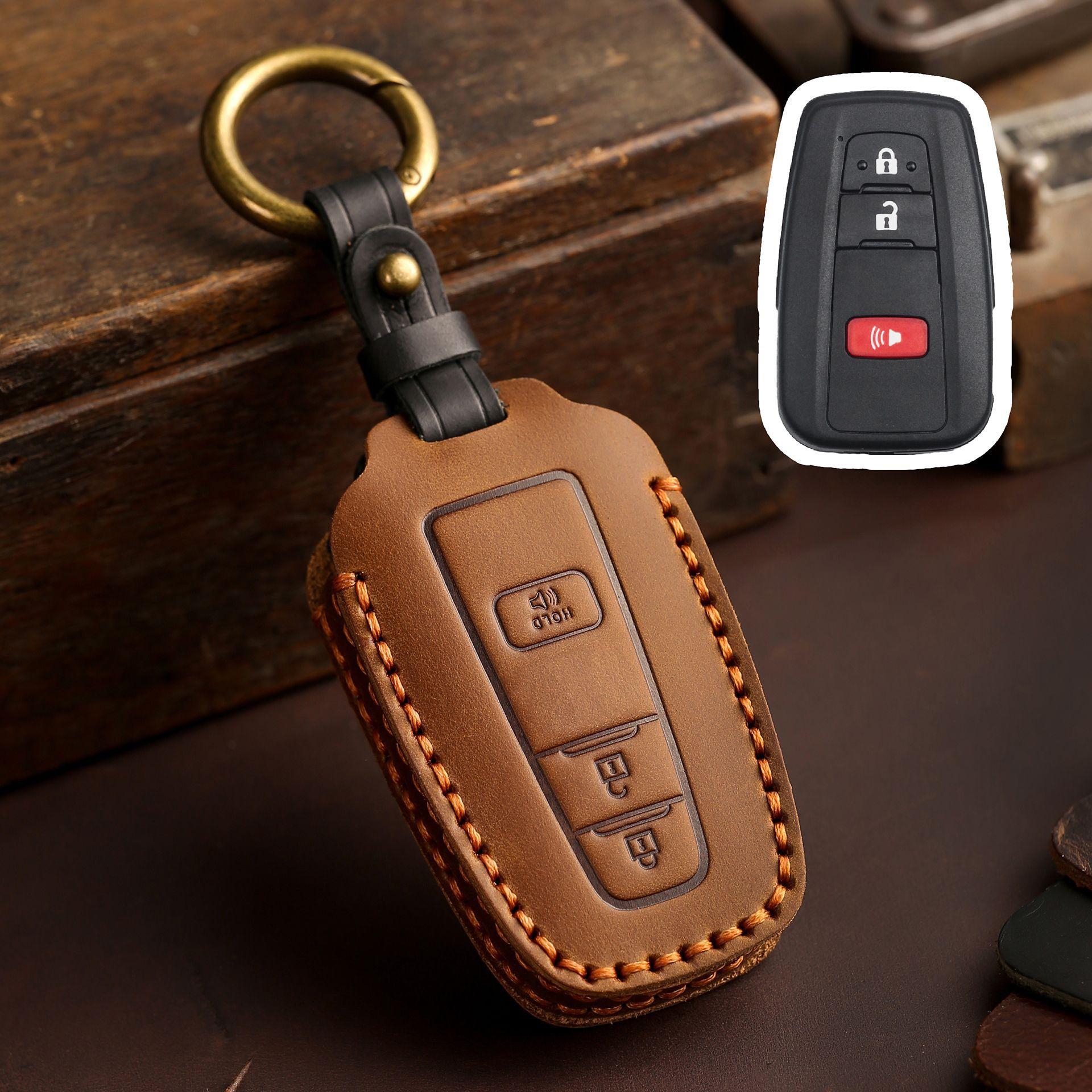 Leather Car Key Fob Case Cover For Toyota Fortuner Rav4 Highlander Yaris Auris Camry Land Cruiser Prado 150 Mark X Venza Chr
Leather Car Key Fob Case Cover For Toyota Fortuner Rav4 Highlander Yaris Auris Camry Land Cruiser Prado 150 Mark X Venza Chr
