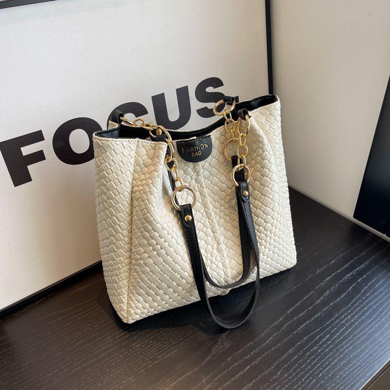 Korean Retro Casual Large Capacity Woven Tote Bag for Women - Versatile Shoulder Bag 2026
Korean Retro Casual Large Capacity Woven Tote Bag for Women - Versatile Shoulder Bag 2026