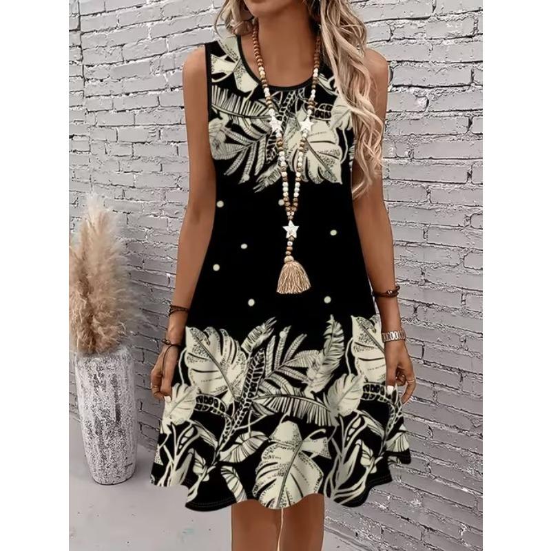 Women s Cartoon Flowers Printed Sleeveless Round Neck Dress Loose Soft and Comfortable Plus Size Dress XS белый
Women s Cartoon Flowers Printed Sleeveless Round Neck Dress Loose Soft and Comfortable Plus Size Dress XS белый