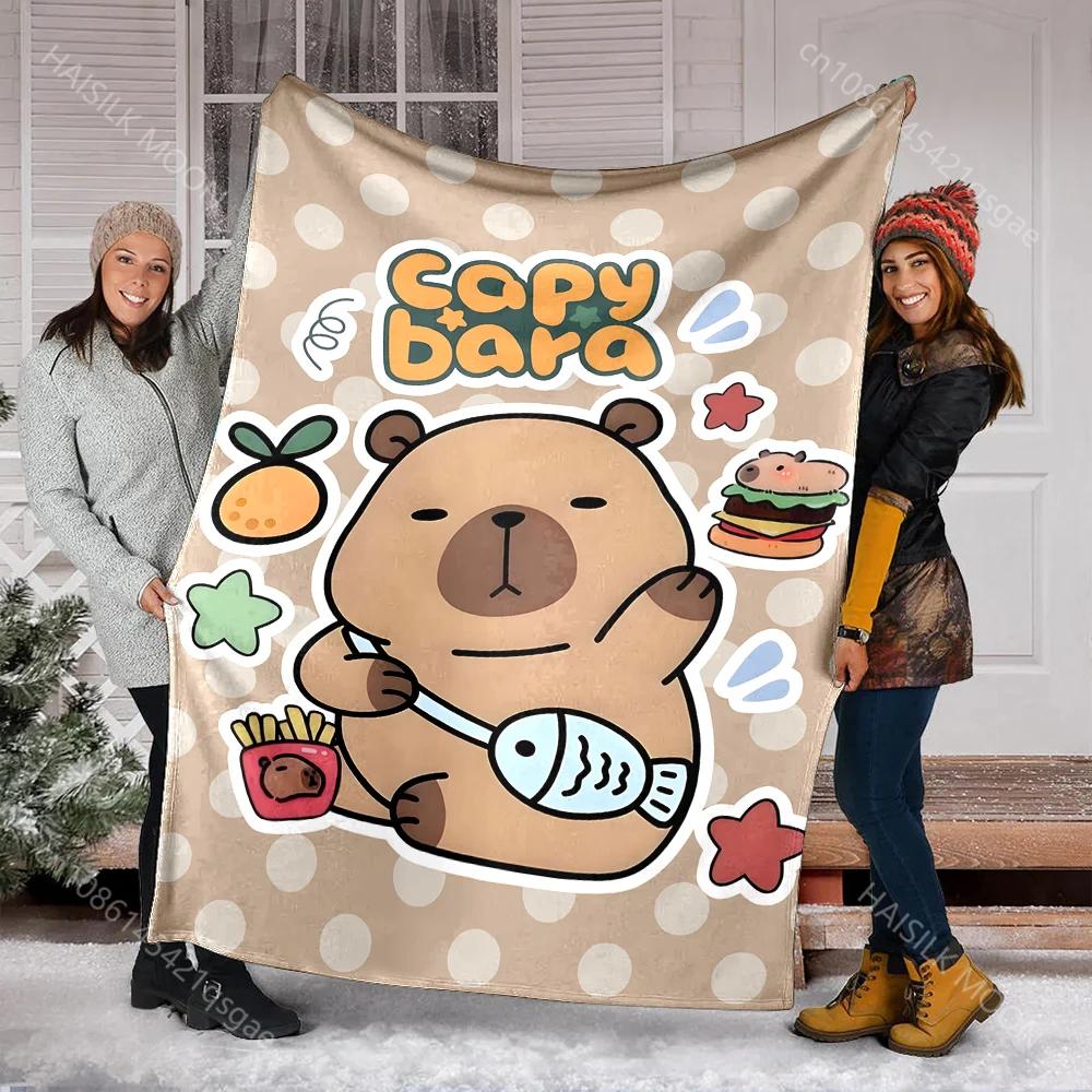 Capybara Printed Cartoon Throw Blanket for Adults Kids Soft Warm Bedding for Bed Sofa Outdoor Travel Flannel Material 40x50in
Capybara Printed Cartoon Throw Blanket for Adults Kids Soft Warm Bedding for Bed Sofa Outdoor Travel Flannel Material 40x50in