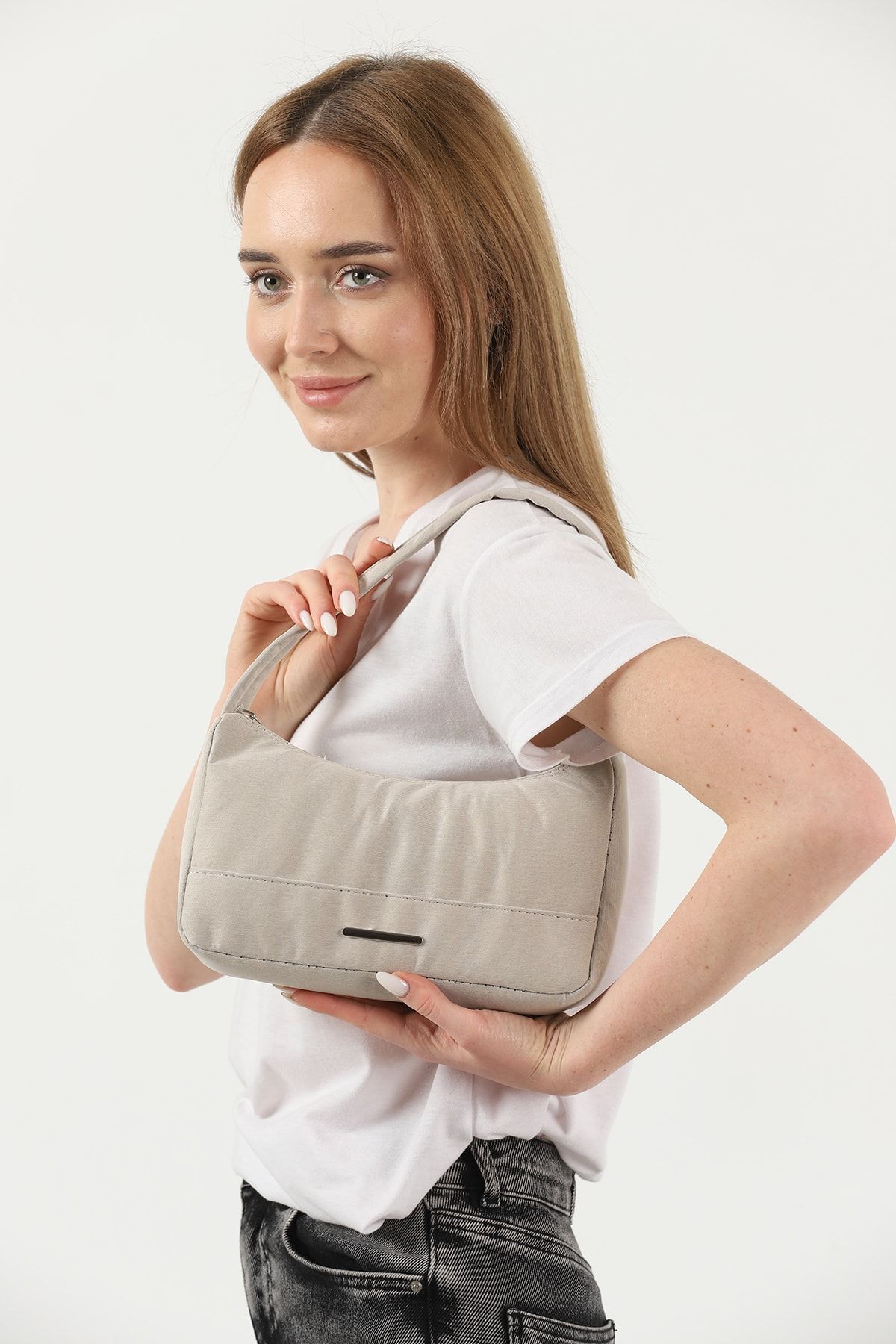 Women s Stylish and Useful Shoulder bag Cream U26 Single Zipper Compartment Canvas Fabric Women s Daily Baguette Hand and Shoulder Bag U:13 E:25 W:6
Women s Stylish and Useful Shoulder bag Cream U26 Single Zipper Compartment Canvas Fabric Women s Daily Baguette Hand and Shoulder Bag U:13 E:25 W:6